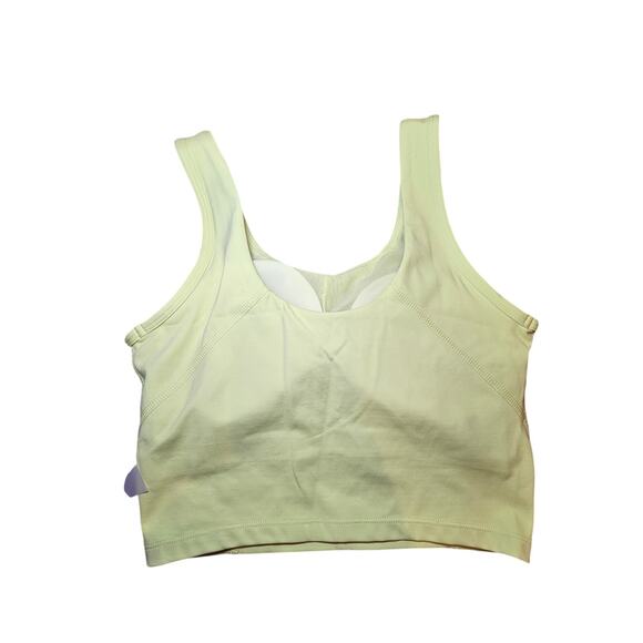 Mono B Lime Green Lined Athletic Spots Bra - Picture 2 of 5